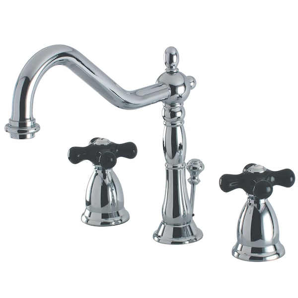 8" Widespread Bathroom Faucet, Chrome